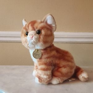 Aurora Miyoni Tots Orange Tabby Cat Plush 8" Kitty Stuffed Animal 2019 Realistic